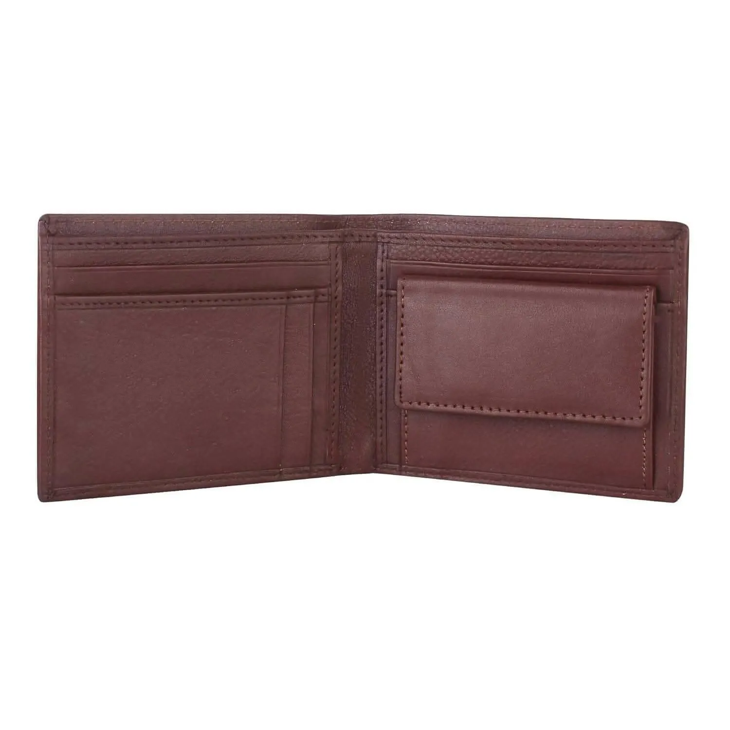 Multispace  A men's Stylish leather wallet ( Brown)