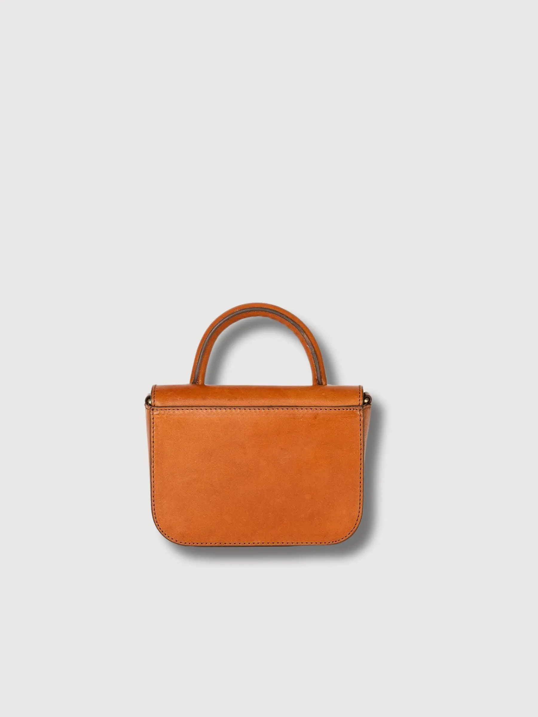 Nano Bag Cognac Leather | O My Bag