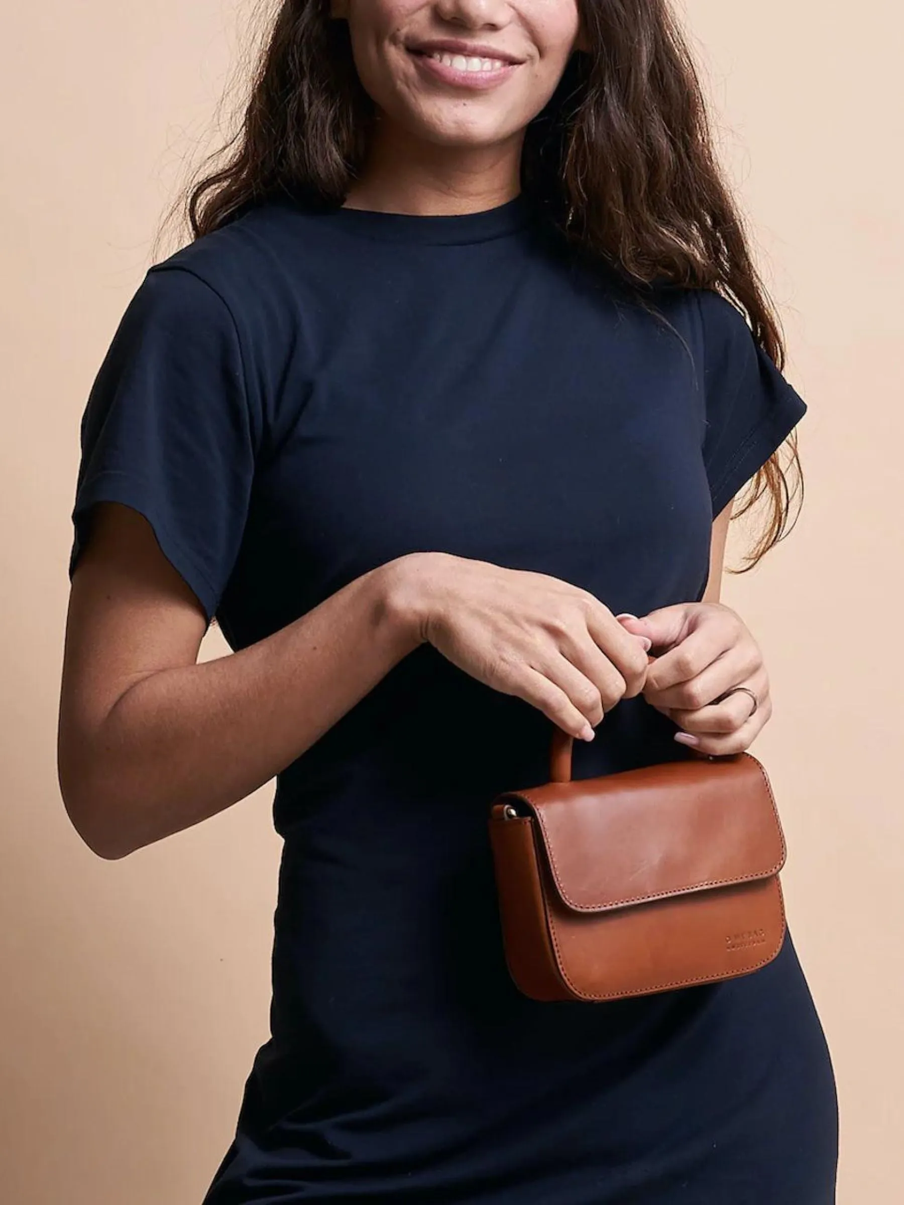 Nano Bag Cognac Leather | O My Bag