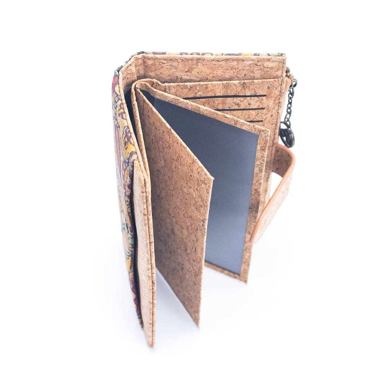 Natural Cork Gift Boxed Women's Wallet Set (2 pieces)  HY-036