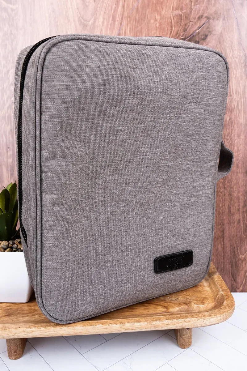 NGIL Church Days Gray Canvas Bible Cover