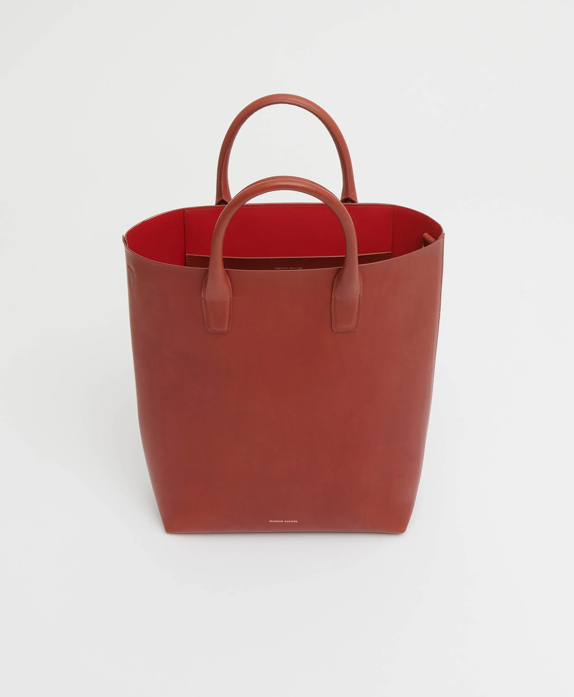 North/South Tote - Brandy / Flamma