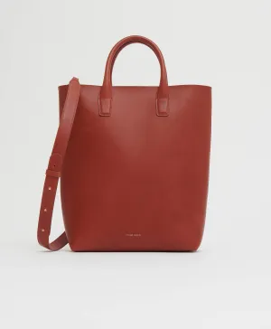 North/South Tote - Brandy / Flamma