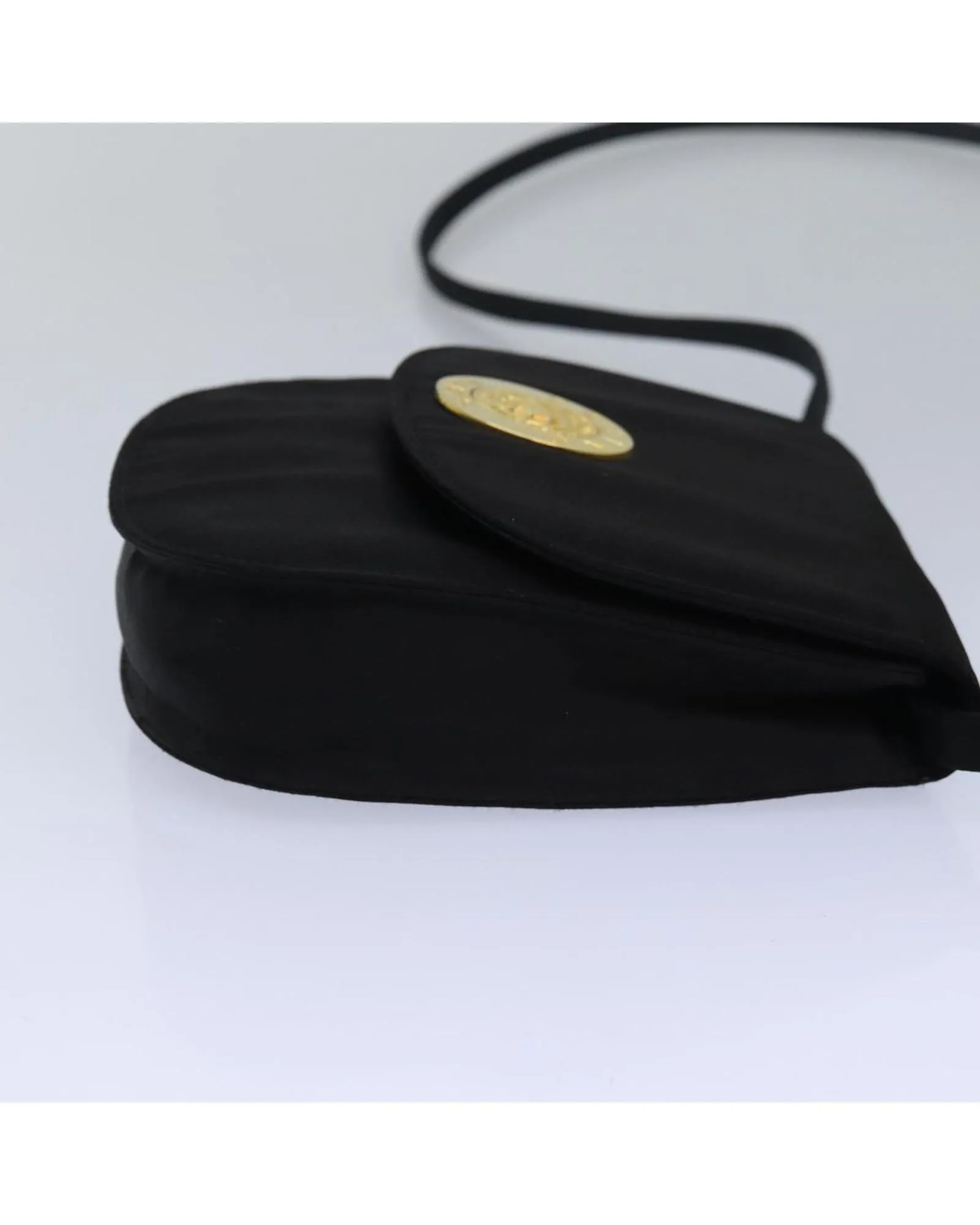 Nylon Shoulder Bag with Adjustable Strap and Minimalist Design