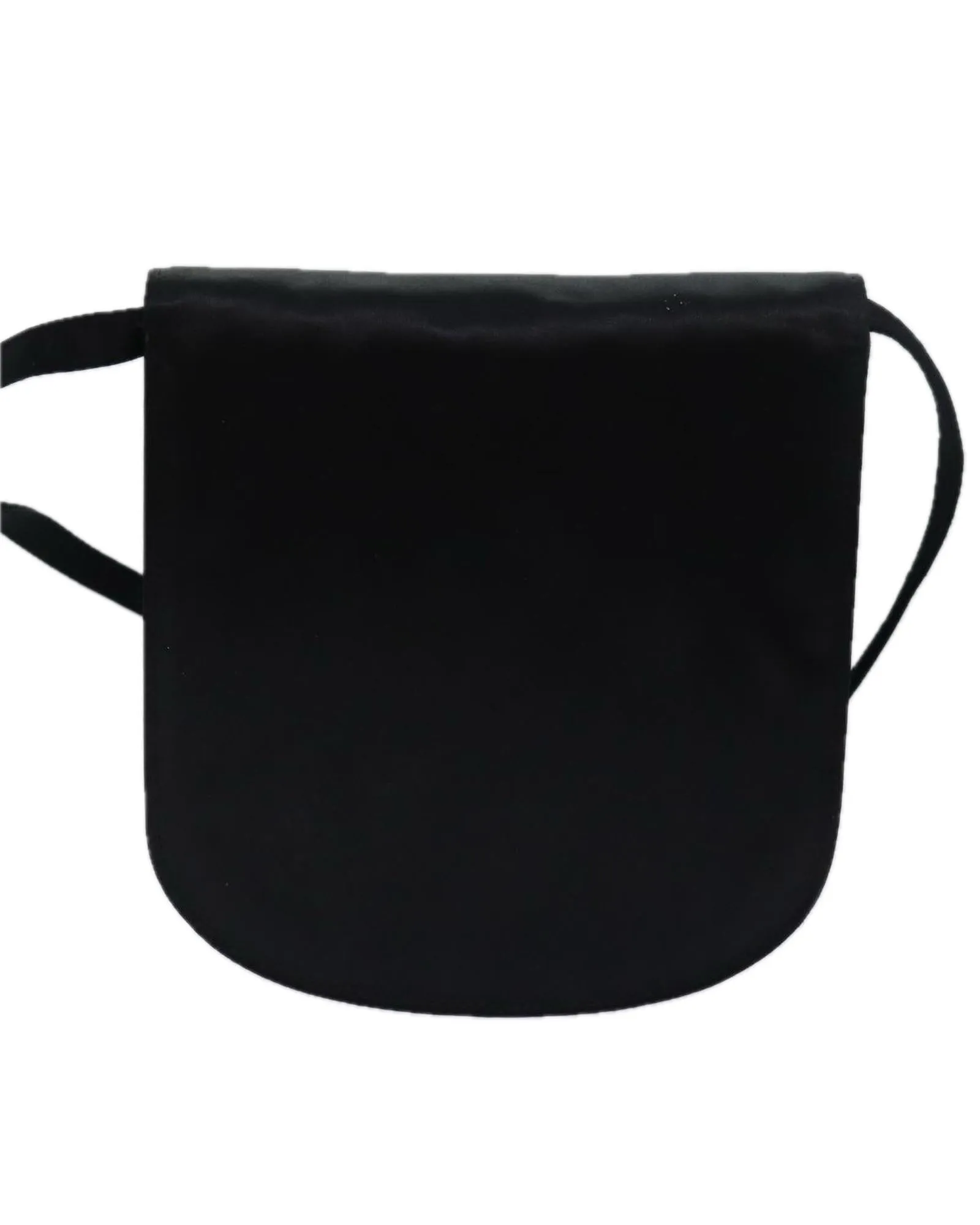 Nylon Shoulder Bag with Adjustable Strap and Minimalist Design