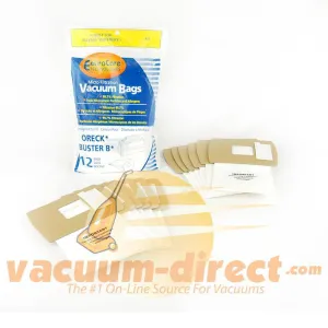 Oreck Buster B Canister Generic Vacuum Bags by EnviroCare, 12 Pack #815