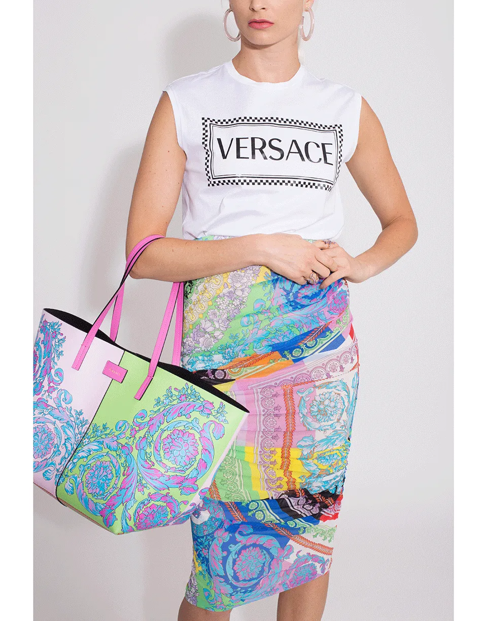 Pastel Printed Tote