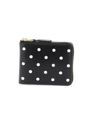 Polka Dot Leather Wallet