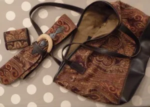 "No-Animal" Leather and Tapestry Purses Bags Wallets Belts and Phone Pouches