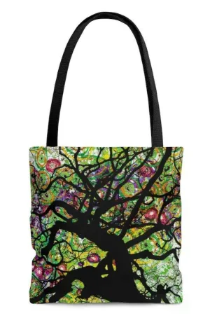 Radial Roots Roomy Tote Bag