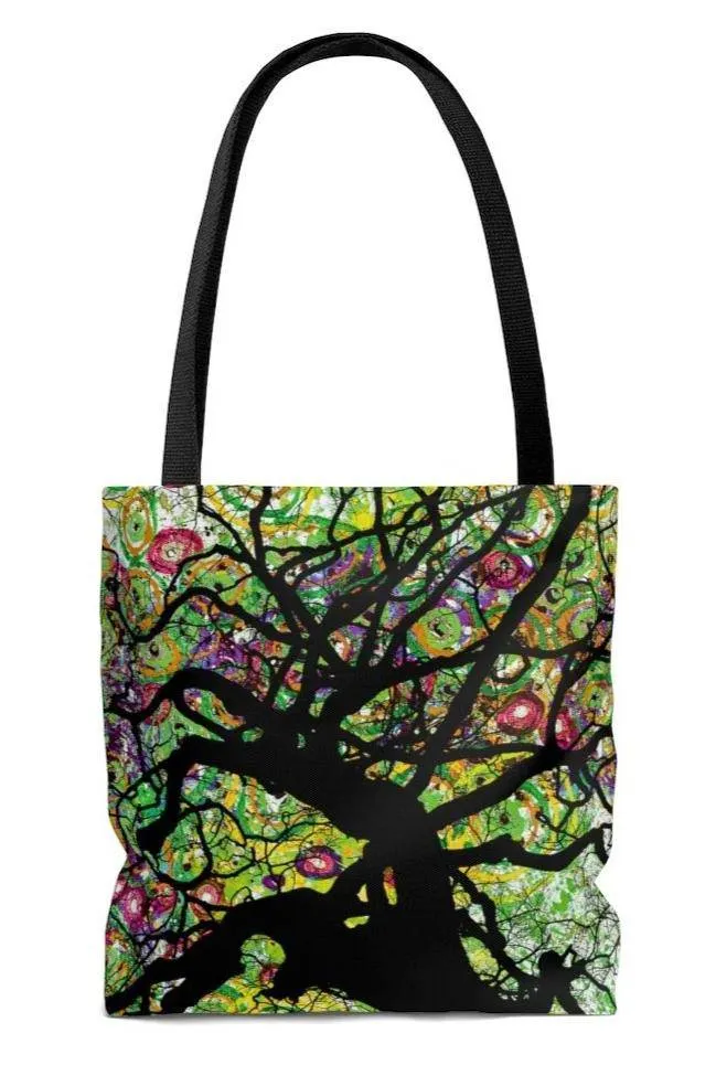 Radial Roots Roomy Tote Bag