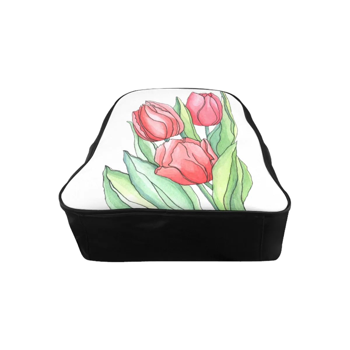 School Backpack Tulips
