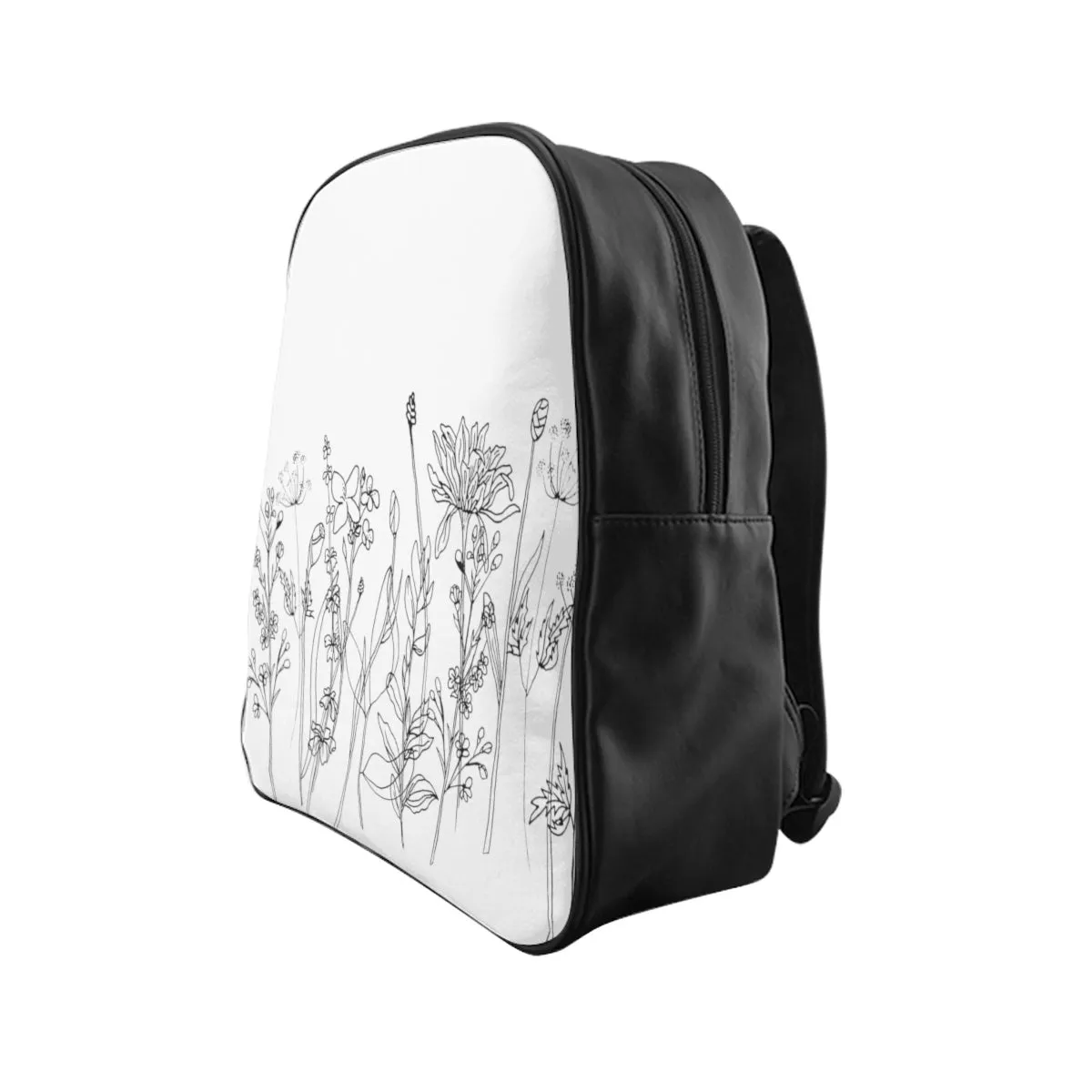 School Backpack Wildflowers