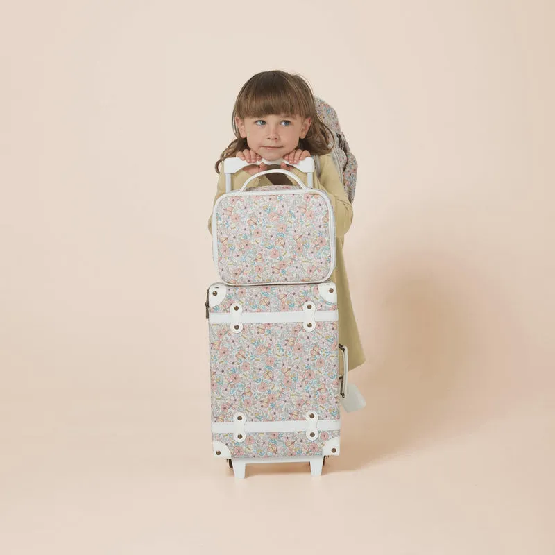 See-ya Suitcase - Ecru Butterfly by Olli Ella
