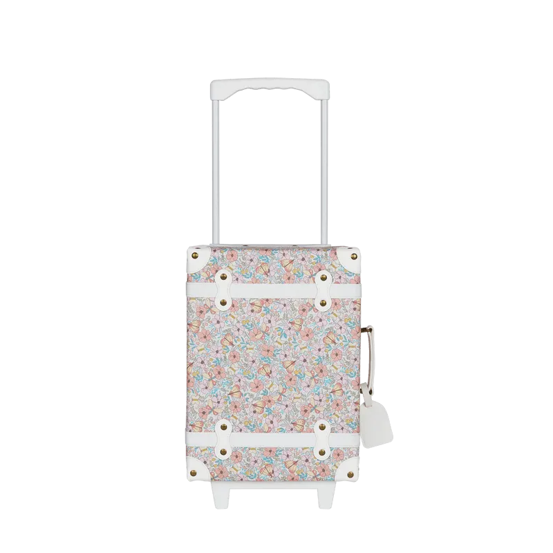 See-ya Suitcase - Ecru Butterfly by Olli Ella