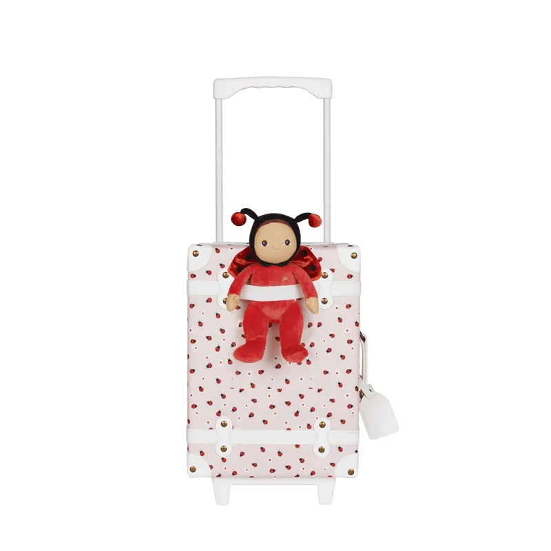 See-ya Suitcase - Pink Ladybug by Olli Ella