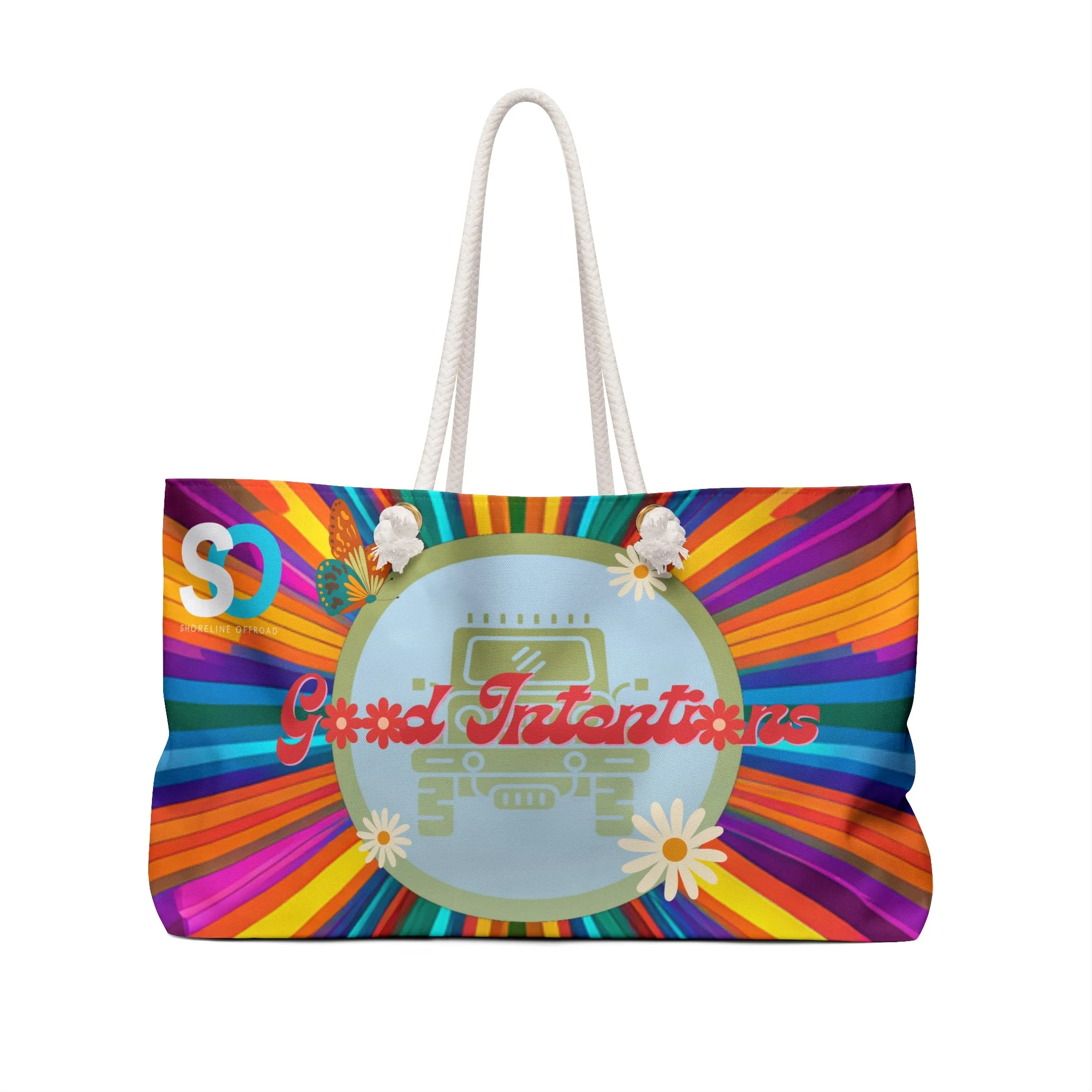 Shoreline Offroad Good Intentions Oversized Weekender Tote Bag