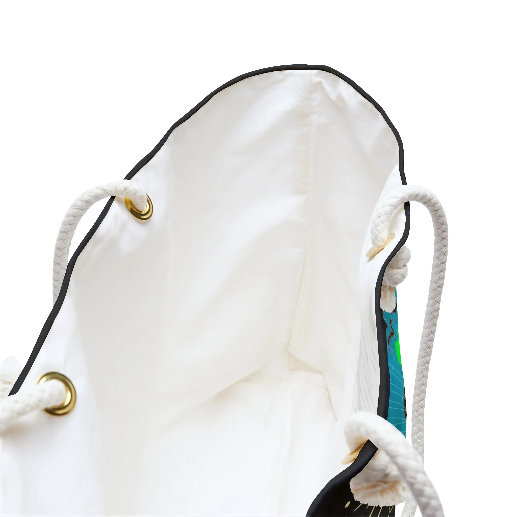 Shoreline Offroad Kalypso Weekender Beach Bag - Oversized 24" x 13" Spun Polyester Tote with Thick Rope Handles