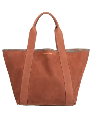 Small Monili Trim Suede Tote