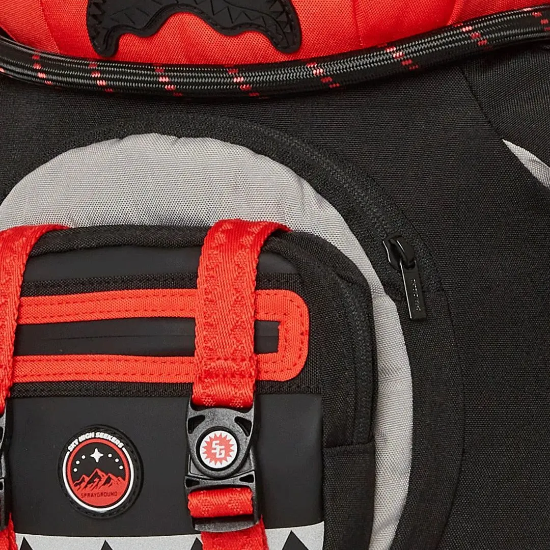 Sprayground Keith Haring Wassup Alien Backpack - Red / Black / Grey