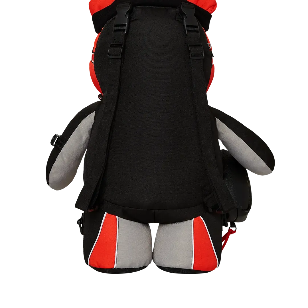 Sprayground Keith Haring Wassup Alien Backpack - Red / Black / Grey