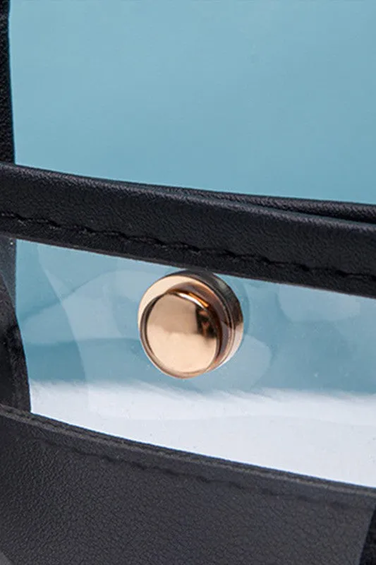 Stadium Ready Transparent Black Bag