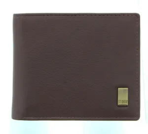 Storm Beckett RFID Blocking Brown Leather Wallet
