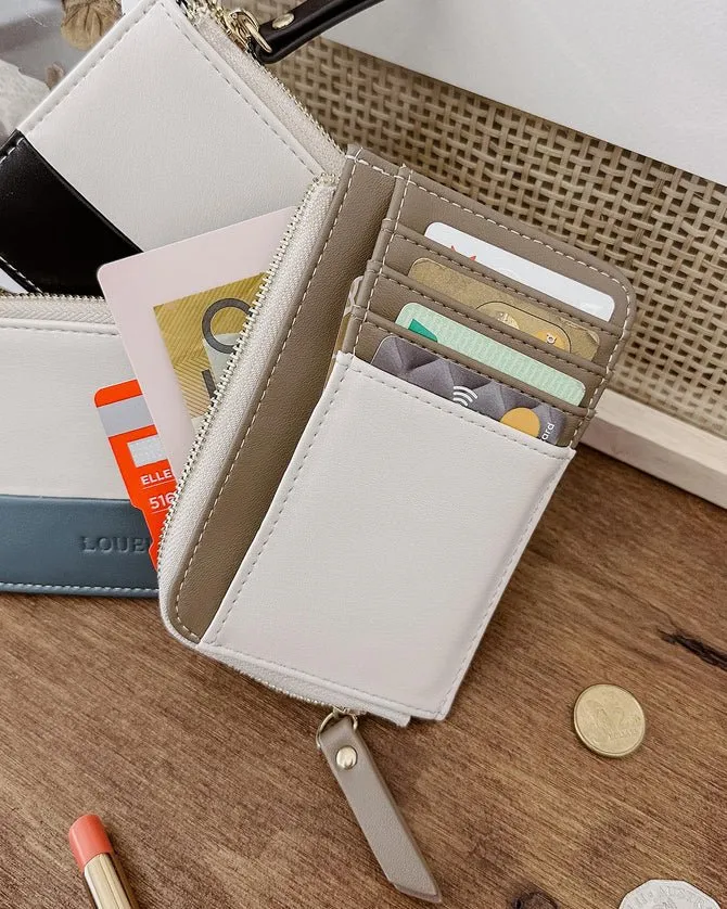 TILLY CARDHOLDER BLACK/VANILLA