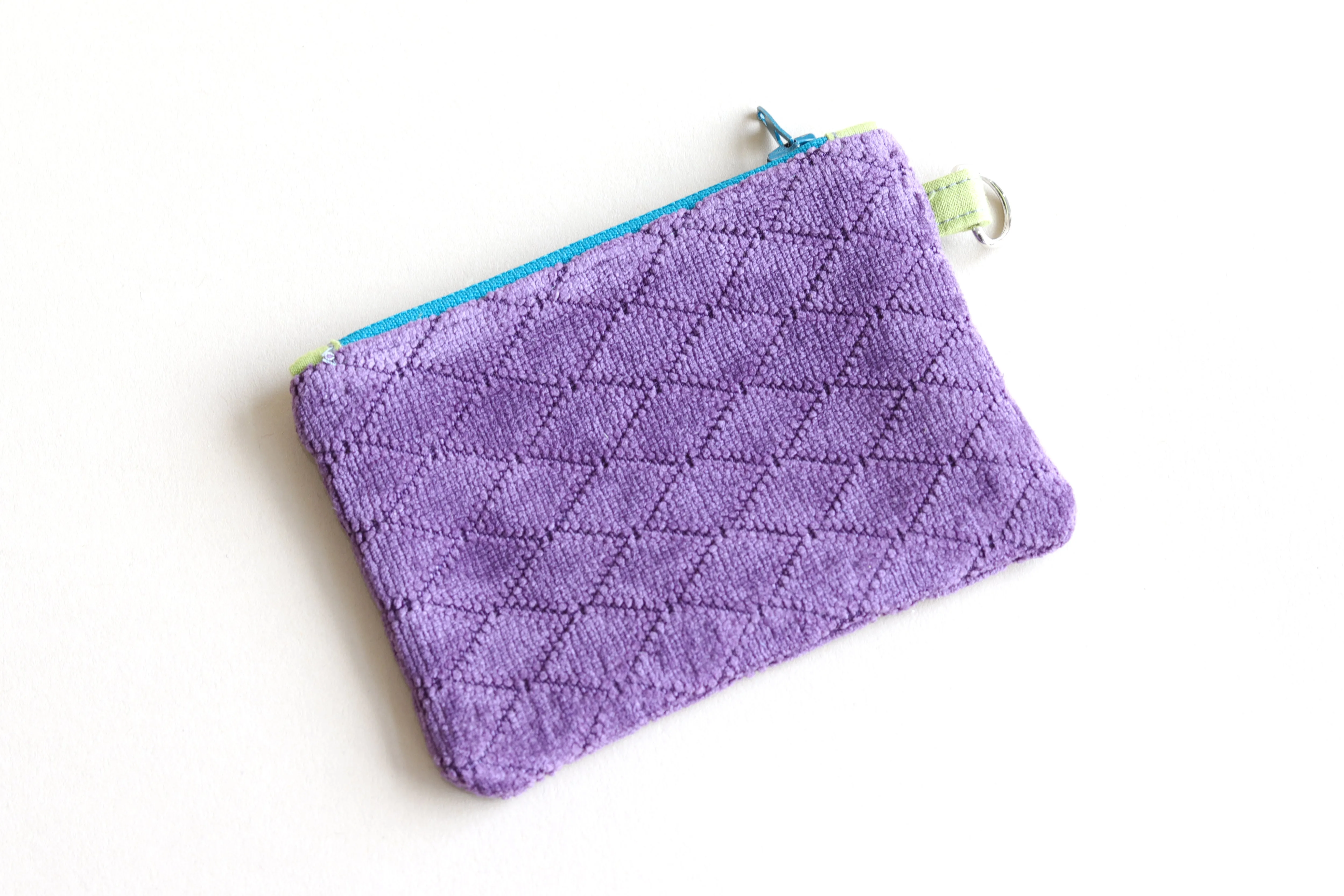 Upcycled Fabric Zipper Wallet