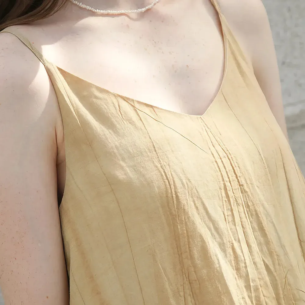 V-Neck Linen Sundress