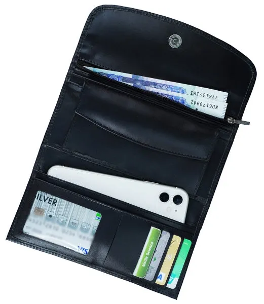 Women Essential Everyday Leather Clutch Wallet