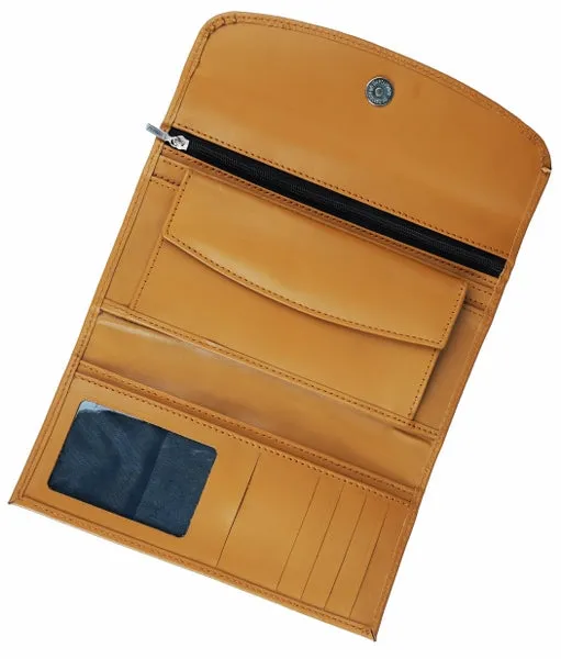 Women Essential Everyday Leather Clutch Wallet