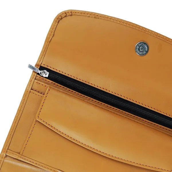 Women Essential Everyday Leather Clutch Wallet