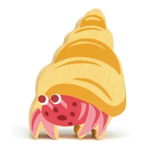 Wooden Coastal Animal - Hermit Crab