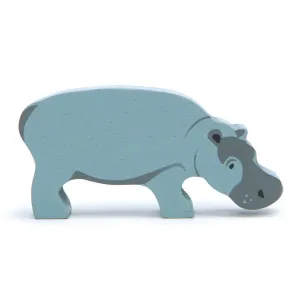 Wooden Safari Animal - Hippopotamus